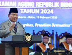 Berpidato di MA, Prabowo Ingatkan Peran Penting Hakim dalam Keberhasil dan Keberlangsungan Negara