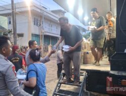 Polri Dirikan Dapur Umum, Bantu Warga Bekasi yang Terdampak Banjir