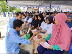 AGI SAJA 02′ Semakin Menyala…Bersama Ratusan Pendukungnya Di WFC Muara Teweh