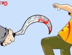 Lagi Nongkrong di Pos Ronda, Pria Dibacok Orang Tak Dikenal