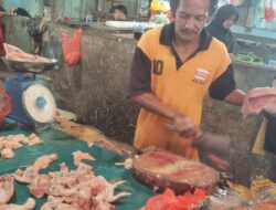 Mendekati Tahun Baru 2025, Harga Ayam Potong di Kota Sanggau Naik