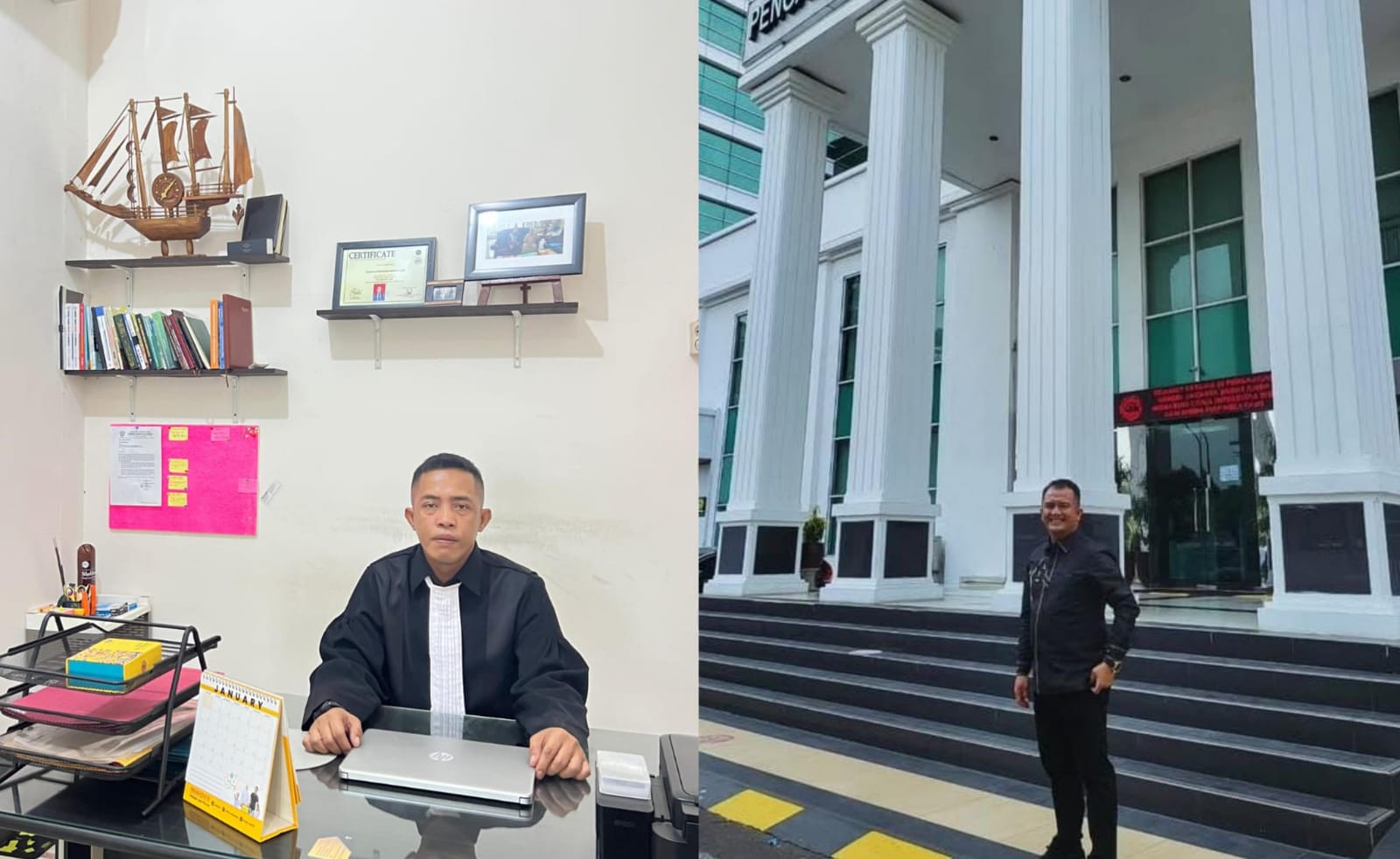 "Tim Kuasa Hukum Keluarga Suparno M.J SAMOSIR ,S.H., CTA dan ZULMI JUNIARDI, S.H. (Dok. FaktaIKN.id)"