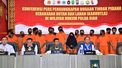 "BNPB Tetapkan 44 Tersangka"
