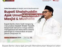 Bupati Barito Utara Ajak Masyarakat Makmurkan Masjid Melalui Safari Ramadan di Al Muthmainah Dermaga