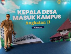 Kades Bukit Sawit Paning Ragen Ikuti Program Kepala Desa Masuk Kampus Angkatan II di Jakarta