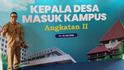 Kades Bukit Sawit Paning Ragen Ikuti Program Kepala Desa Masuk Kampus Angkatan II di Jakarta