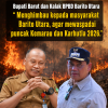 Bupati Barito Utara H. Shalahuddin Melalui Kalak BPBD M. Iksan Imbau Warga Waspadai Kemarau dan Karhutla 2026
